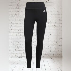 Adidas Black Leggings Small NWT | High‑Rise Athletic Fit Sleek Performance Wear